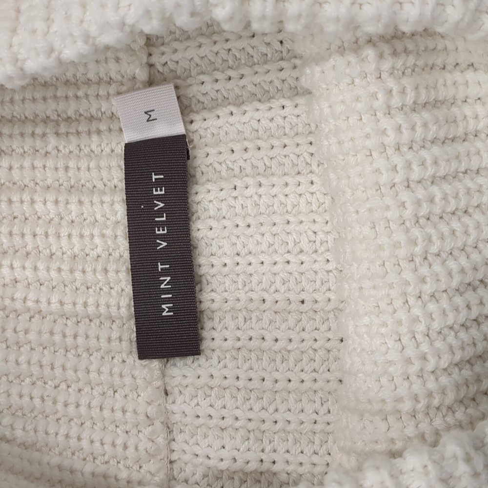 NWOT Mint Velvet Love Slogan Batwing Sweater white size medium - Picture 13 of 15